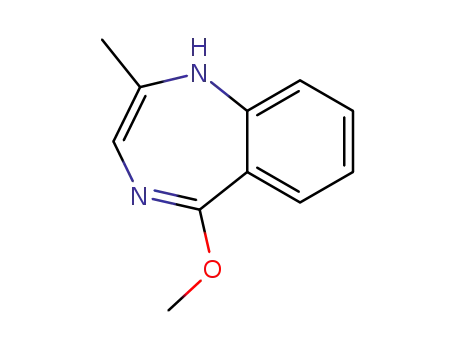 Molecular Structure of 107468-32-6 (1H-1,4-Benzodiazepine, 5-methoxy-2-methyl-)