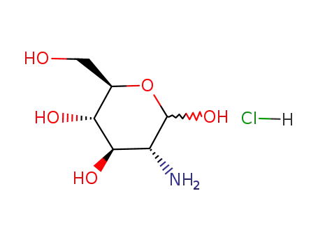 Molecular Structure of 1078691-95-8 ((+)-D-glucosamine hydrochloride)