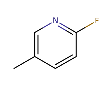 Molecular Structure of 2369-19-9 (2-Fluoro-5-methylpyridine)