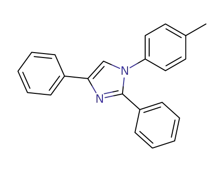 Molecular Structure of 79750-77-9 (1H-Imidazole, 1-(4-methylphenyl)-2,4-diphenyl-)