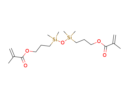 3-[[dimethyl-[3-(2-methylprop-2-enoyloxy)propyl]silyl]oxy-dimethylsilyl]propyl 2-methylprop-2-enoate cas no. 18547-93-8 98%