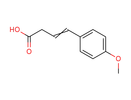 Molecular Structure of 91142-97-1 (4-(p-methoxyphenyl)-3-butenoic acid)
