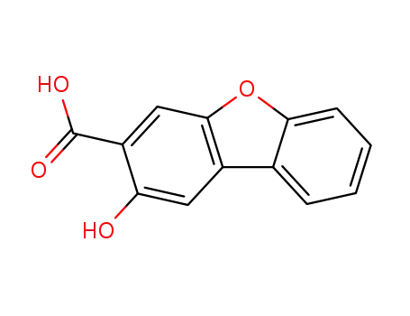 Molecular Structure of 118-36-5 (2-hydroxydibenzofuran-3-carboxylic acid)