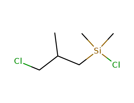 Molecular Structure of 18145-83-0 (3-CHLOROISOBUTYLDIMETHYLCHLOROSILANE)