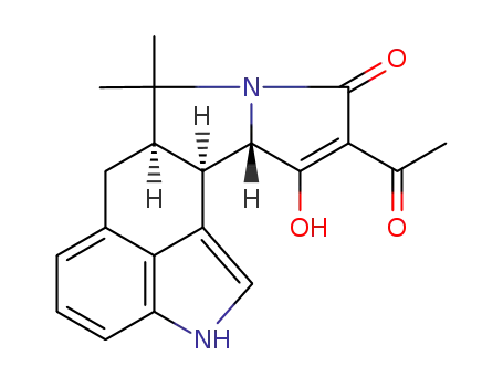 Molecular Structure of 18172-33-3 (CYCLOPIAZONIC ACID)