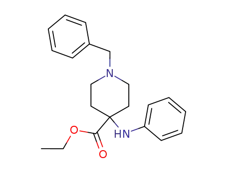 Ethyl 1-benzyl-4-(phenylamino)piperidine-4-carboxylate