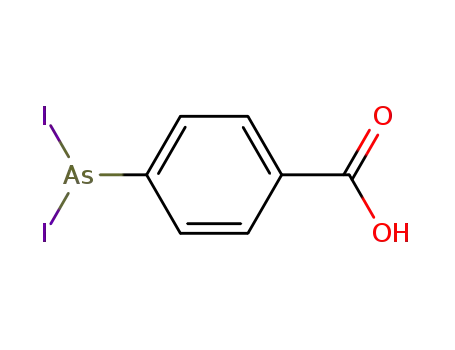 Molecular Structure of 6973-83-7 (4-(diiodoarsanyl)benzoic acid)