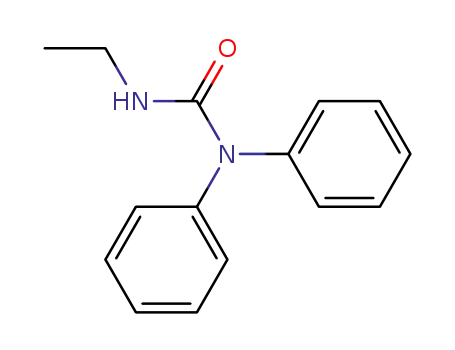 Molecular Structure of 18168-01-9 (3-ethyl-1,1-diphenylurea)