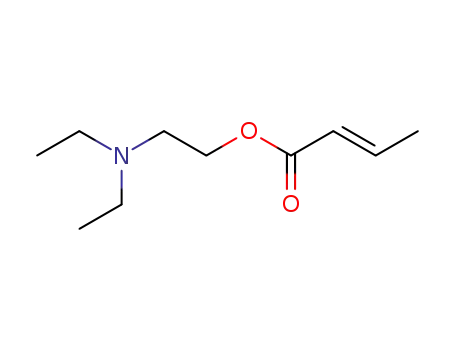 Molecular Structure of 84115-05-9 (2-(diethylamino)ethyl crotonate)