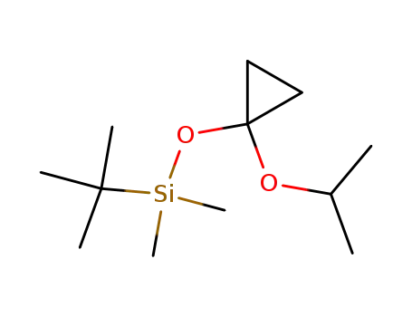 Molecular Structure of 96760-01-9 (1-(tert-butyldimethylsilyloxy)-1-isopropoxycyclopropane)