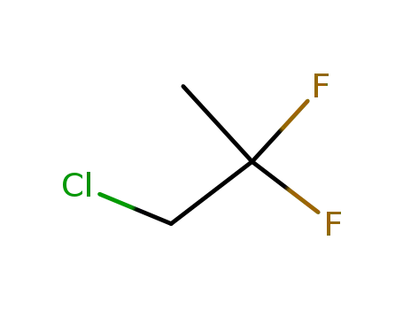 Molecular Structure of 420-99-5 (1,2-DICHLORO-2-FLUOROPROPANE)
