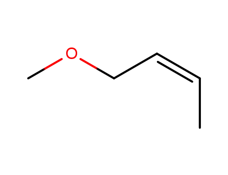Molecular Structure of 10034-16-9 (2-Butene, 1-methoxy-, (Z)-)