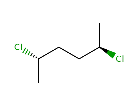 Molecular Structure of 41761-11-9 ((2R,5S)-2,5-Dichlorohexane)