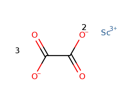 Molecular Structure of 13419-51-7 (Scandium oxalate (2:3))