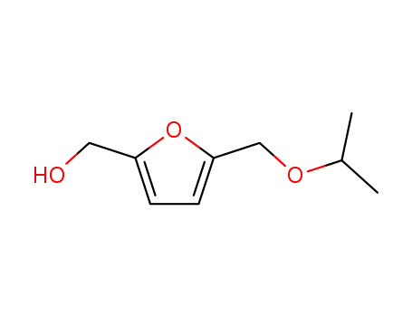 Molecular Structure of 113983-99-6 (2-Furanmethanol, 5-[(1-methylethoxy)methyl]-)