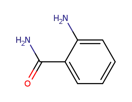 Molecular Structure of 88-68-6 (Anthranilamide)