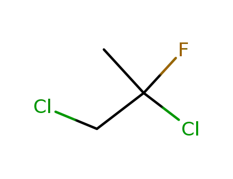 Molecular Structure of 420-97-3 (1,2-DICHLORO-2-FLUOROPROPANE)
