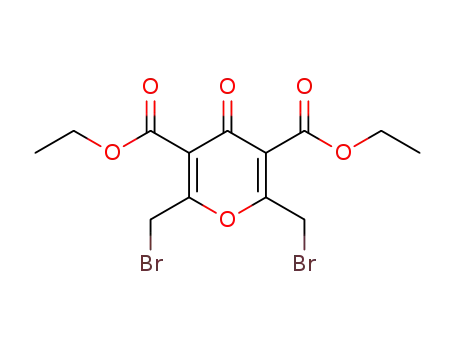 2,6-(Dibrommethyl)-4-oxo-4H-pyran-3,5-dicarbonsaeure-diethylester