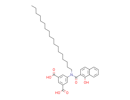 1,3-Benzenedicarboxylicacid, 5-[[(1-hydroxy-2-naphthalenyl)carbonyl]octadecylamino]-