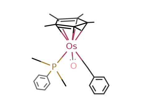 Molecular Structure of 116670-02-1 ({(η5-C5Me5)Os(CO)(PMe2Ph)CH2Ph})