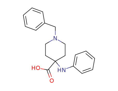 4-Anilino-1-benzyl-4-piperidinecarboxylic acid