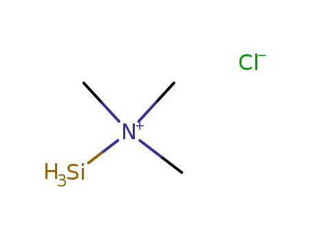 Molecular Structure of 18236-12-9 (trimethyl-silanyl-ammonium; chloride)