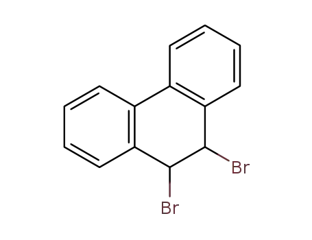 Molecular Structure of 17533-18-5 (9,10-dibromo-9,10-dihydro-phenanthrene)