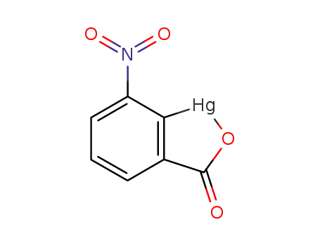 Molecular Structure of 53663-14-2 (7-Nitro-1-mercura-2-oxaindan-3-one)