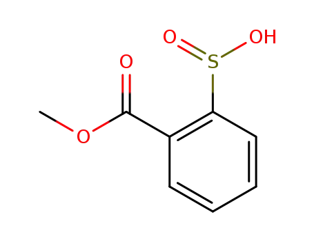 Molecular Structure of 119300-80-0 (2-methoxycarbonyl-benzenesulfinic acid)