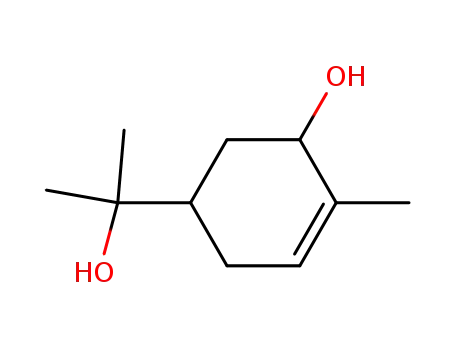 Molecular Structure of 54164-89-5 (cis-5-hydroxy-alpha,alpha,4-trimethylcyclohex-3-ene-1-methanol)