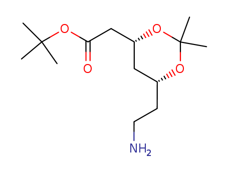 125995-13-3,(4R,6R)-tert-Butyl-6-(2-aminoethyl)-2,2-dimethyl-1,3-dioxane-4-acetate,(4R-Cis)-1,1-Dimethylethyl-6-aminoethyl-2,2-dimethyl-1,3-dioxoane-4-acetate;
