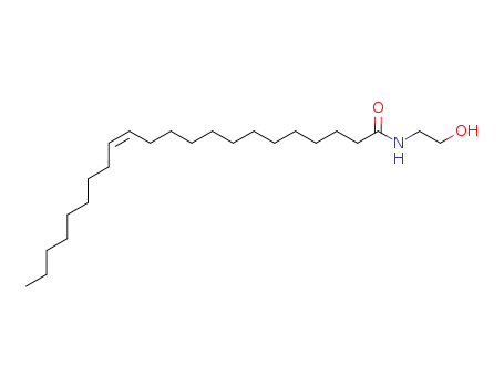 Molecular Structure of 18190-74-4 ((Z)-N-(2-hydroxyethyl)docos-13-enamide)