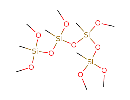 Molecular Structure of 17988-15-7 (1,1,3,5,7,7-hexamethoxy-1,3,5,7-tetramethyl-tetrasiloxane)