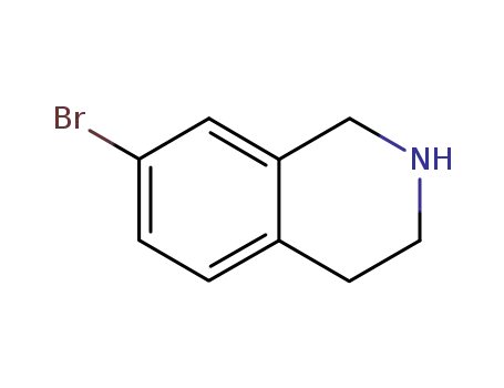 Molecular Structure of 17680-55-6 (7-BROMO-1,2,3,4-TETRAHYDRO-ISOQUINOLINE)