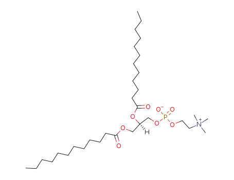 Molecular Structure of 18194-25-7 (1,2-DILAUROYL-SN-GLYCERO-3-PHOSPHOCHOLINE)