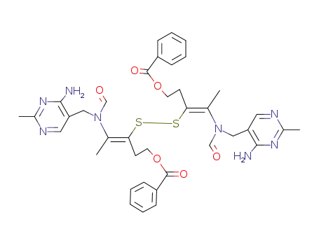 Molecular Structure of 2667-89-2 (Bisbentiamine)