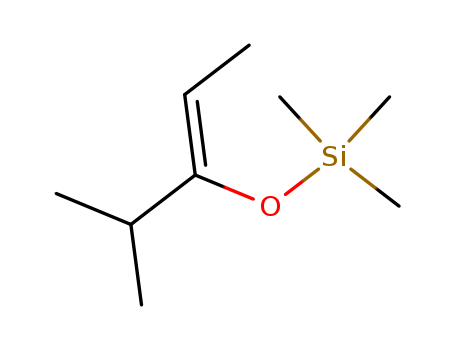 Molecular Structure of 19980-41-7 (Silane, trimethyl[[(1Z)-1-(1-methylethyl)-1-propenyl]oxy]-)