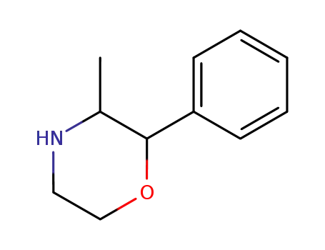 Molecular Structure of 134-49-6 (PHENMETRAZINE)