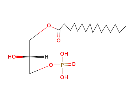 (2R)-2-hydroxy-3-(phosphonooxy)propyl hexadecanoate
