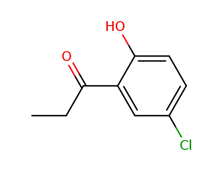 Molecular Structure of 2892-16-2 (5'-CHLORO-2'-HYDROXYPROPIOPHENONE)