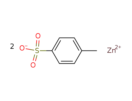 Molecular Structure of 13438-45-4 (ZINC(II) P-TOLUENESULFONATE)