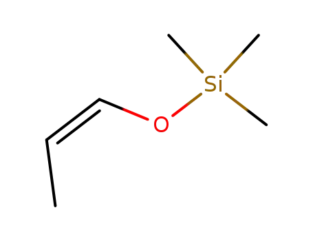 Molecular Structure of 50300-18-0 (Silane, trimethyl[(1Z)-1-propenyloxy]-)