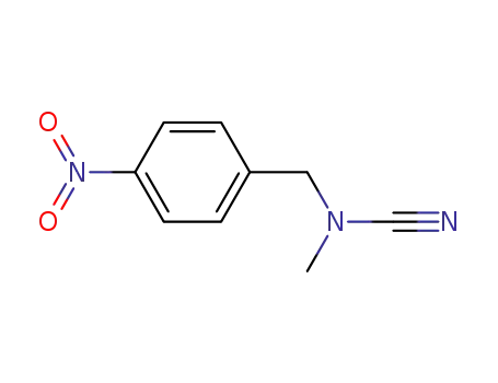 Molecular Structure of 52245-37-1 (methyl-(4-nitro-benzyl)-carbamonitrile)