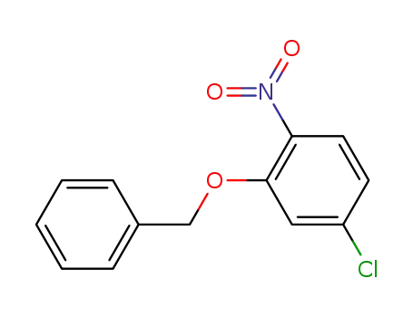 Molecular Structure of 84437-61-6 (Benzene, 4-chloro-1-nitro-2-(phenylmethoxy)-)