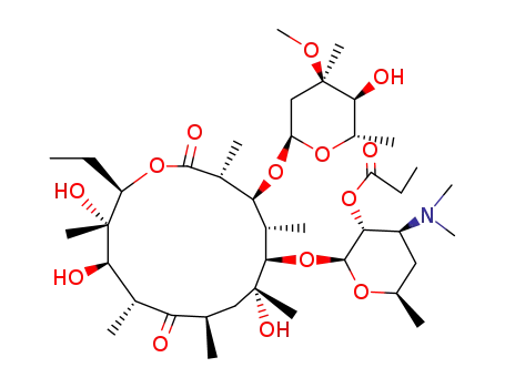 Molecular Structure of 134-36-1 (ERYTHROMYCIN PROPIONATE)