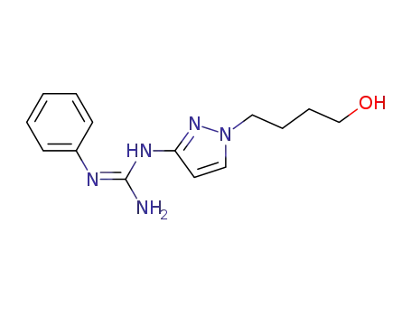 1-(4-hydroxybutyl)-3-(2-phenylguanidino)pyrazole