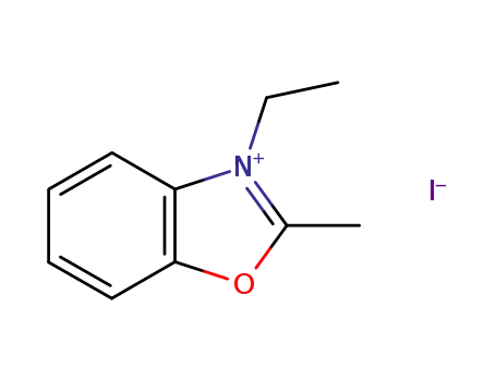Molecular Structure of 5260-37-7 (3-Ethyl-2-methylbenzoxazolium iodide)