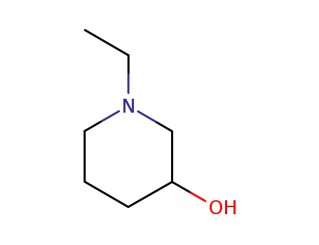 Molecular Structure of 13444-24-1 (1-Ethyl-3-hydroxypiperidine)