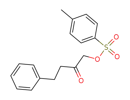 Molecular Structure of 73706-60-2 (1-tosyloxy-4-phenyl-2-butanone)