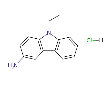 Molecular Structure of 6109-97-3 (3-AMINO-9-ETHYL CARBAZOLE HYDROCHLORIDE)